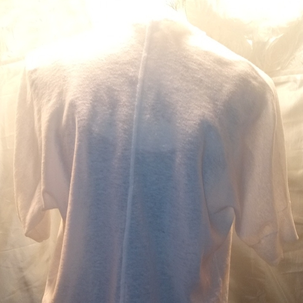 Liz Claiborne Off-White Women's Open Cardigan - Picture 4 of 6